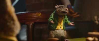 With a kid. - Peter Rabbit 2: The Runaway