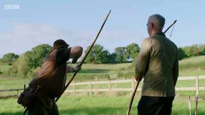 With a lighter bow, you can probably
do it with your arms, - Sword, Musket & Machine Gun: Britain's Armed History