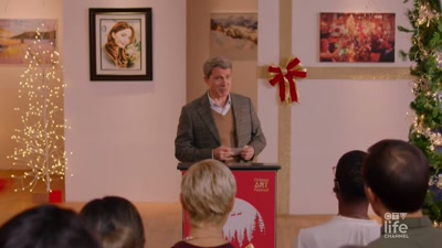 With a remarkable personal piece, - A Brush with Christmas