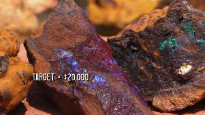 With a season target of $20,000, - Outback Opal Hunters