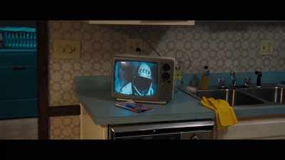 With a Soviet
pressure suit, we're told, - First Man