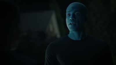 ♪ With a world far away... ♪ - Watchmen