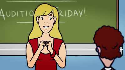 With that accent, - My Old School