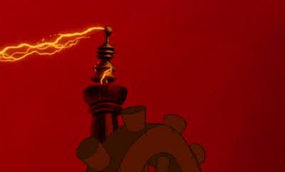 With all due respect, Your Rottenness, couldn't we just wait for a real storm? - Aladdin
