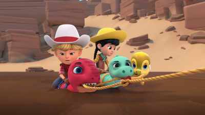 With all this mud,
it's too much weight, - Dino Ranch