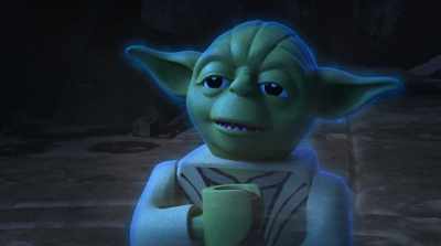 With all you've seen today,
so impossible to believe, is it? Hmm? - LEGO Star Wars Holiday Special
