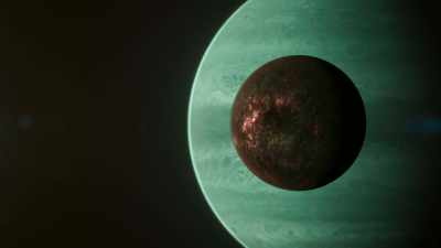 ...with an albeit unusually close
to its smaller sibling. - Universe
