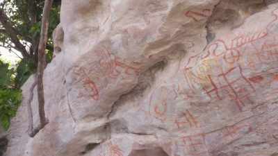 WITH ANCIENT CHARCOAL, - Lost Cities of the Amazon