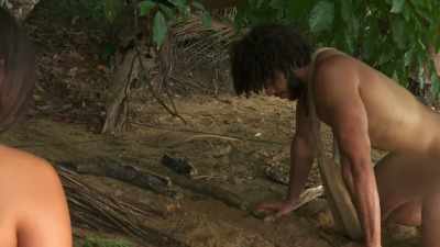 - With anyone?
- Uh, yeah. Uh-huh. The important question... - Naked and Afraid of Love