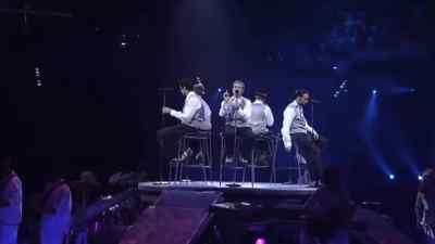 With Backstreet Boys, - Larger than Life: Reign of the Boybands