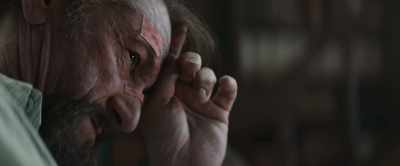 With his blind eyes, he can only
see me in the dark. - The Professor and the Madman