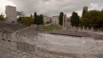 With city walls, a forum, a theatre, - Roman Megastructures