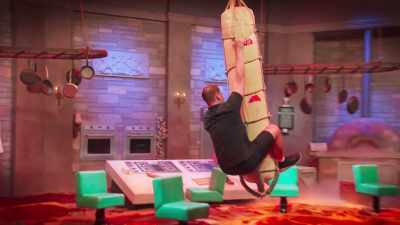 With that confident dismount, - Floor Is Lava