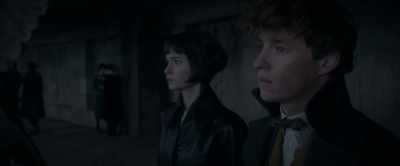 With his dying breath, - Fantastic Beasts: The Crimes of Grindelwald