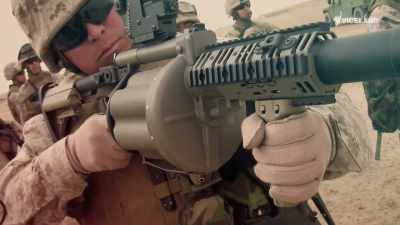 With its effective range more
than 100 yards greater than single - Guns That Changed The Game