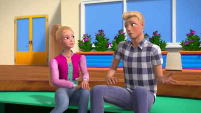 With your family,
I never know what's impossible - Barbie: A Touch of Magic