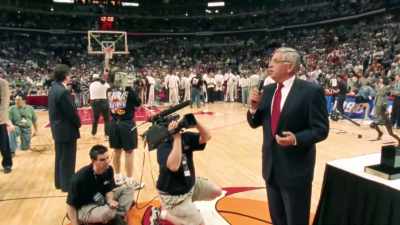 With his fifth
NBA Most Valuable Player trophy. - The Last Dance