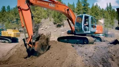 With Freddy and Juan's upgraded hopper, - Gold Rush: Freddy Dodge's Mine Rescue
