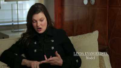 With full foundation,
contouring, mascara - Larger than Life: The Kevyn Aucoin Story