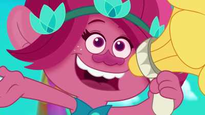 With fun distractions! Hey‐O! - Trolls: TrollsTopia