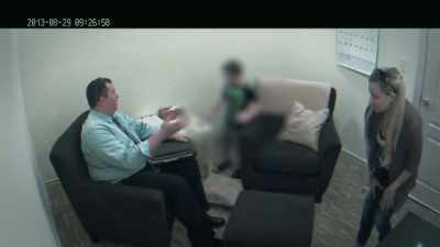 With his gun prominently
in display, - Outcry