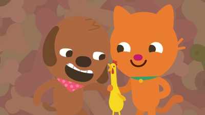 With you here, Jinja,
it's a cozy fort for two. - Sago Mini Friends