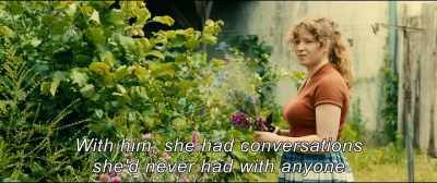 With him, she had conversations
she'd never had with anyone. - An Impossible Love