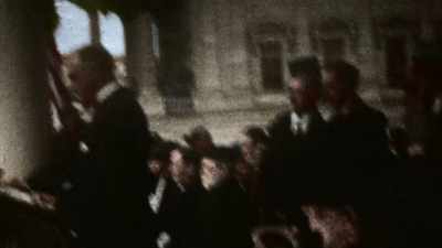 WITH HIS HOME MOVIE CAMERA, - America in Color
