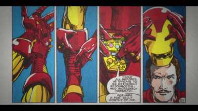 With iconic shoulder gears,
he was Iron Man 2020. - Marvel's 616
