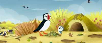 -With lots of responsibilities.
-You know, Papa... - Puffin Rock and the New Friends