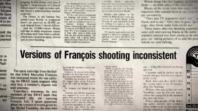 With marcellus francois,
it was clear to most folks - Black Life: Untold Stories