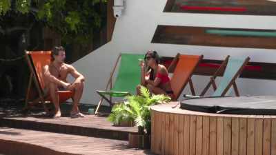With me and her,
it feels like - Love Island