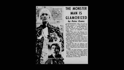 'With my monstrous and aristocratic
credentials so well-established, - The Life and Deaths of Christopher Lee