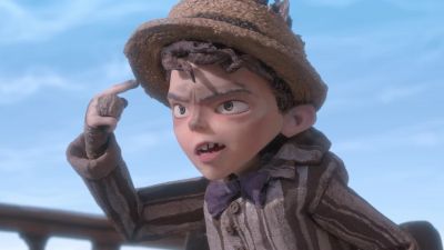 With your mouth - The Boxtrolls