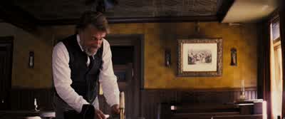 ...with my hands raised above my head. - Django Unchained