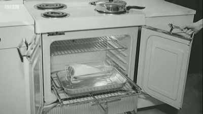 With new labour-saving devices, cooking was no longer a chore, - Back in Time for Dinner