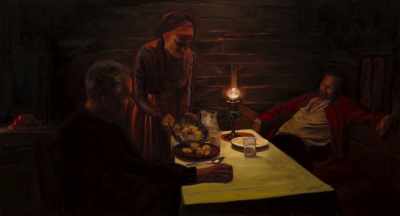 With no mistress in the house, - The Peasants