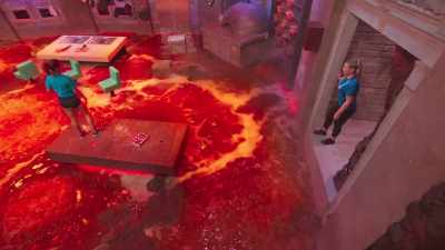 With one team left, the Nurses need
all the points they can get. - Floor Is Lava