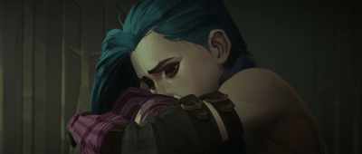 - With pink hair.
- Hmm... - Arcane