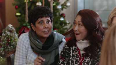 With him playing santa, - A Christmas Spark