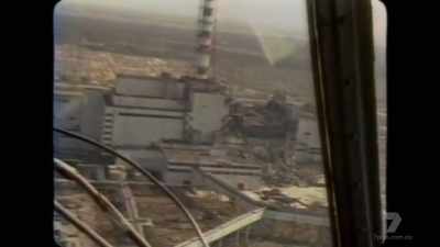 ..with radiation pouring - The Chernobyl Disaster