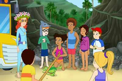 -With security systems...
-[whirs] - The Magic School Bus Rides Again