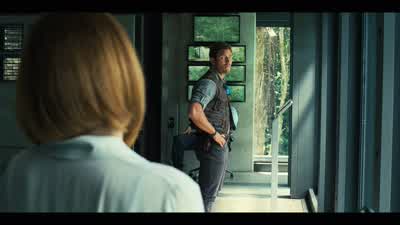 With siblings. - Jurassic World