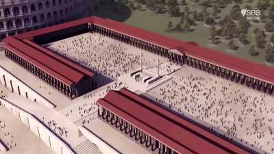 With its status as capital
of the Gauls, - Roman Megastructures
