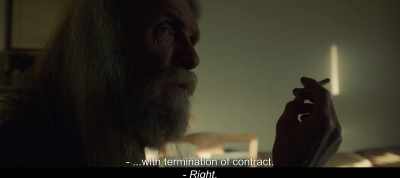 - ...with termination of contract.
- Right. - The Most Beautiful Boy in the World