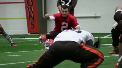 With the 22nd pick, - Untold: Johnny Football
