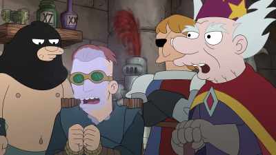 With the application
of this magical Smurf dandruff, - Disenchantment