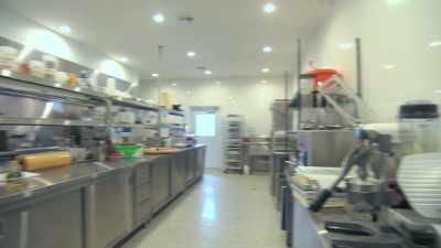 With the commercial kitchen, - Island of Bryan