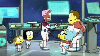 With the controls blasted,
we need a different way - Big City Greens the Movie: Spacecation