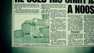 -With the death of Fred,
we were concerned - Britain’s Most Evil Killers